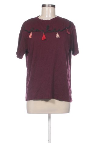 Damski T-shirt Mango, Rozmiar L, Kolor Fioletowy, Cena 33,87 zł, #137805318