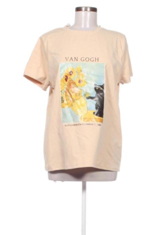 Tricou de femei Unbranded, Mărime L, Culoare Bej, Preț 47,24 Lei, #137808234