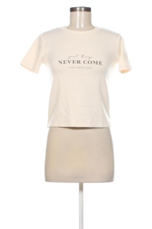 Tricou de femei LCW, Mărime XS, Culoare Ecru, Preț 47,24 Lei, #137810131