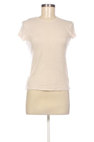 Дамска тениска Massimo Dutti, Размер M, Цвят Екрю, Цена 13,72 €, #137811819