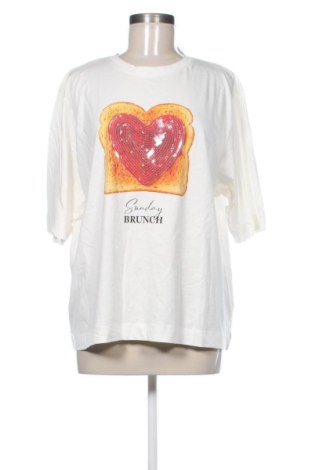 Tricou de femei Sinsay, Mărime XXL, Culoare Alb, Preț 45,65 Lei, #137813133