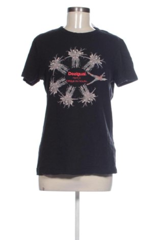Γυναικείο t-shirt Desigual, Μέγεθος L, Χρώμα Μαύρο, Τιμή 14,00 €, #137829794