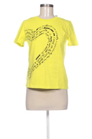 Damski T-shirt United Colors Of Benetton, Rozmiar S, Kolor Żółty, Cena 38,10 zł, #137834866
