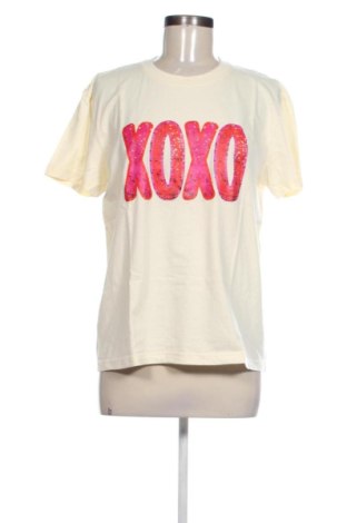 Tricou de femei Unbranded, Mărime M, Culoare Ecru, Preț 47,24 Lei, #137839529