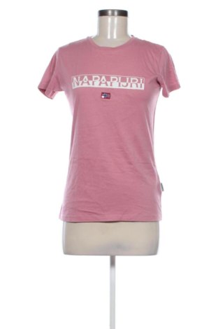 Дамска тениска Napapijri, Размер S, Цвят Розов, Цена 17,89 €, #137845356