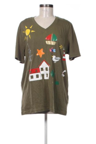Damski T-shirt Mustang, Rozmiar L, Kolor Zielony, Cena 41,99 zł, #137846610