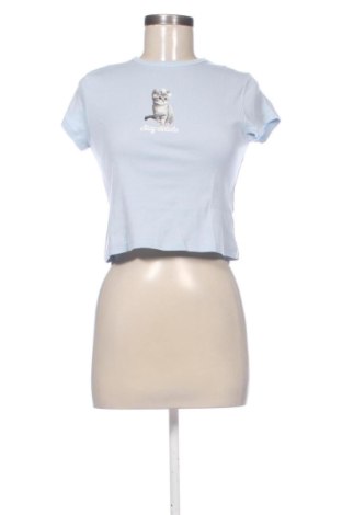 Damski T-shirt Terranova, Rozmiar S, Kolor Niebieski, Cena 38,10 zł, #137848014