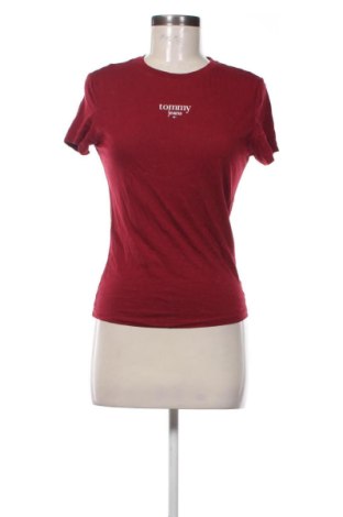 Дамска тениска Tommy Jeans, Размер M, Цвят Червен, Цена 17,89 €, #137850824