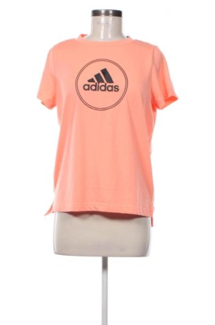 Γυναικείο t-shirt Adidas, Μέγεθος L, Χρώμα Πορτοκαλί, Τιμή 14,99 €, #137850971