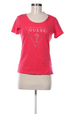 Damski T-shirt Guess, Rozmiar M, Kolor Różowy, Cena 73,99 zł, #137851687
