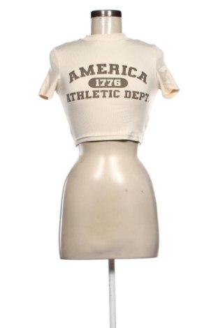 Γυναικείο t-shirt SHEIN, Μέγεθος XS, Χρώμα Εκρού, Τιμή 8,74 €, #137820455