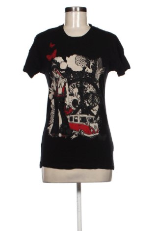 Дамска тениска Zara, Размер M, Цвят Черен, Цена 5,72 €, #137857572