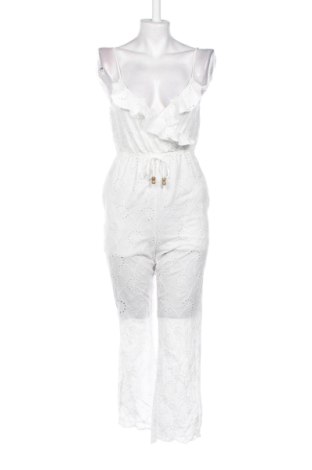 Salopetă lungă de damă Simplee, Mărime S, Culoare Alb, Preț 183,72 Lei, #137824332
