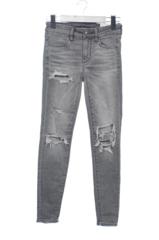 Дамски дънки American Eagle, Размер XS, Цвят Сив, Цена 48,00 €, #137791321