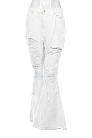 Blugi de femei Missguided, Mărime M, Culoare Alb, Preț 78,00 Lei, #137803107