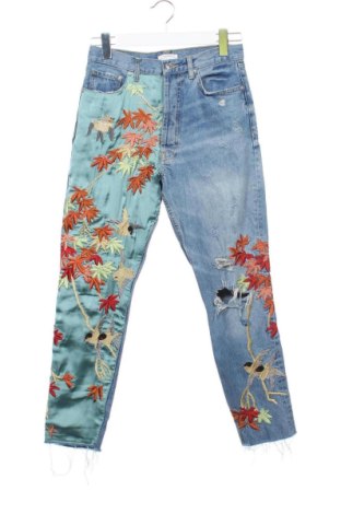 Damskie jeansy Zara, Rozmiar S, Kolor Kolorowy, Cena 59,27 zł, #137806274