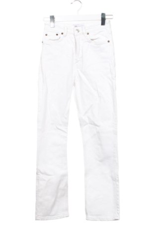 Blugi de femei Zara, Mărime XS, Culoare Alb, Preț 183,72 Lei, #137810116
