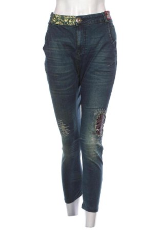 Blugi de femei Desigual, Mărime XXL, Culoare Albastru, Preț 199,46 Lei, #137814161