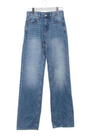 Дамски дънки Stradivarius, Размер XS, Цвят Син, Цена 14,84 €, #137816454