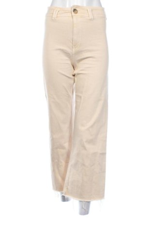 Blugi de femei Stradivarius, Mărime S, Culoare Bej, Preț 78,11 Lei, #137818892