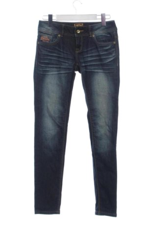 Blugi de femei Superdry, Mărime M, Culoare Albastru, Preț 310,63 Lei, #137823794