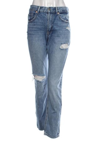 Blugi de femei Stradivarius, Mărime S, Culoare Albastru, Preț 78,74 Lei, #137831509