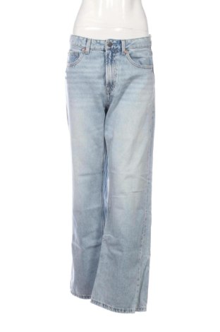 Blugi de femei Stradivarius, Mărime L, Culoare Albastru, Preț 77,89 Lei, #137834839