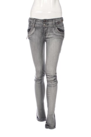 Dámske džínsy  Denim Club, Veľkosť M, Farba Sivá, Cena  15,00 €, #137836102