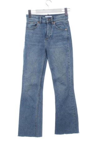Blugi de femei Zara, Mărime XXS, Culoare Albastru, Preț 73,49 Lei, #137838963