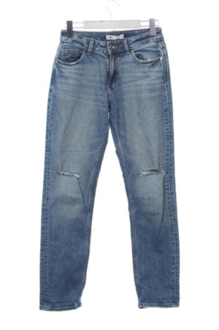 Blugi de femei Zara, Mărime S, Culoare Albastru, Preț 72,00 Lei, #137839555