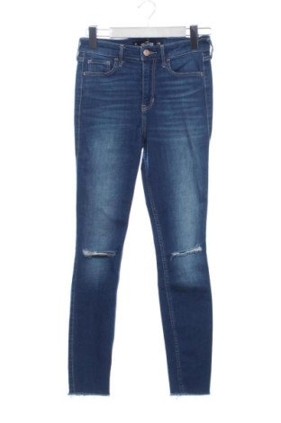 Blugi de femei Hollister, Mărime S, Culoare Albastru, Preț 110,23 Lei, #137839791