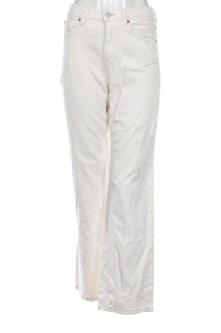 Blugi de femei Stradivarius, Mărime M, Culoare Ecru, Preț 70,99 Lei, #137853728