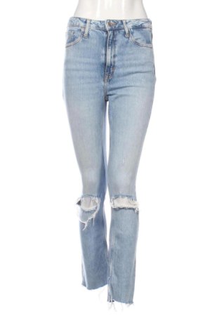 Damskie jeansy Zara, Rozmiar S, Kolor Niebieski, Cena 59,27 zł, #137854102