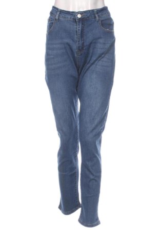 Damskie jeansy SHEIN, Rozmiar XXL, Kolor Niebieski, Cena 63,50 zł, #137857767