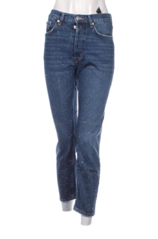 Дамски дънки Zara, Размер S, Цвят Син, Цена 14,00 €, #137857866