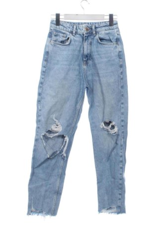Damskie jeansy Zara, Rozmiar XXS, Kolor Niebieski, Cena 59,27 zł, #137806157