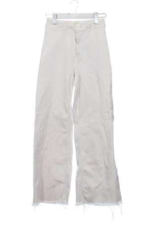 Дамски дънки Zara, Размер XXS, Цвят Бежов, Цена 37,34 €, #137807121