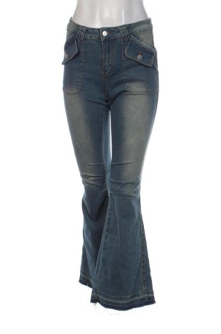 Blugi de femei SHEIN, Mărime M, Culoare Albastru, Preț 77,89 Lei, #137817803