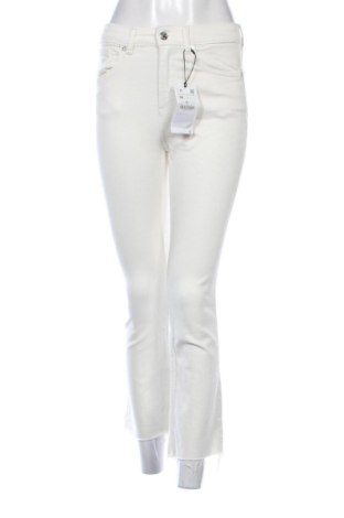 Dámske džínsy  Zara, Veľkosť S, Farba Kremová, Cena  32,00 €, #137847468