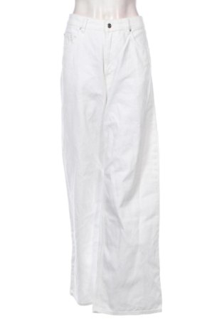 Дамски дънки H&M, Размер M, Цвят Бял, Цена 15,00 €, #137852740