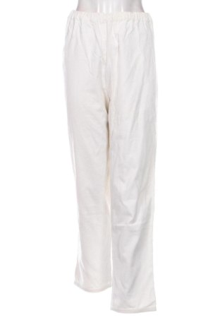 Pantaloni de velvet de femei Unbranded, Mărime XXL, Culoare Ecru, Preț 77,89 Lei, #137824519