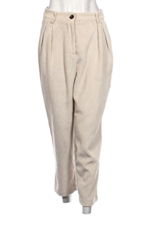 Pantaloni de velvet de femei Motivi, Mărime S, Culoare Bej, Preț 148,00 Lei, #137845465