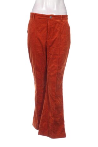 Pantaloni de velvet de femei SHEIN, Mărime L, Culoare Portocaliu, Preț 33,99 Lei, #135140319