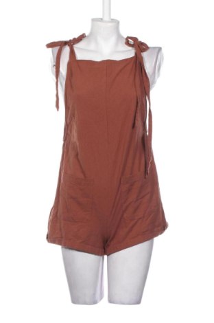 Salopetă scurtă de damă SHEIN, Mărime M, Culoare Maro, Preț 104,98 Lei, #137823531