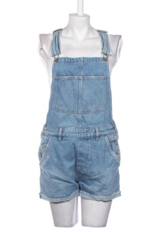Salopetă scurtă de damă H&M, Mărime L, Culoare Albastru, Preț 104,98 Lei, #137831731