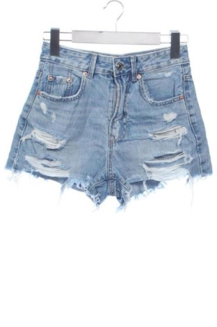 Pantaloni scurți de femei Stradivarius, Mărime XS, Culoare Albastru, Preț 51,00 Lei, #137796556