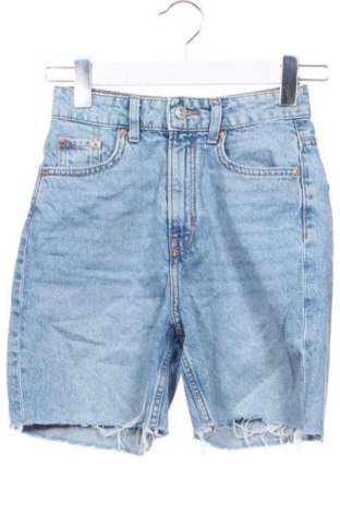 Pantaloni scurți de femei H&M, Mărime XXS, Culoare Albastru, Preț 52,49 Lei, #137808305