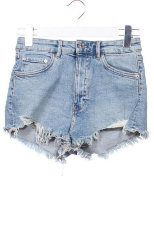 Pantaloni scurți de femei Zara, Mărime S, Culoare Albastru, Preț 41,99 Lei, #137808835
