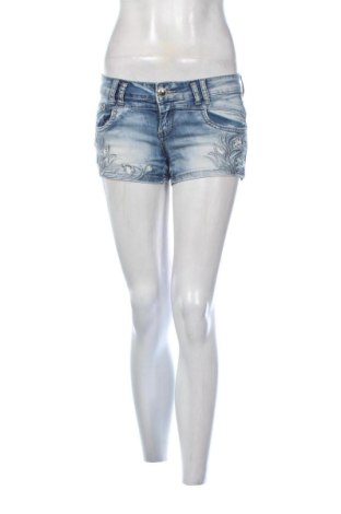 Pantaloni scurți de femei Unbranded, Mărime L, Culoare Albastru, Preț 51,06 Lei, #137831916