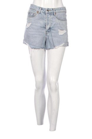 Pantaloni scurți de femei H&M, Mărime M, Culoare Albastru, Preț 52,49 Lei, #137835810